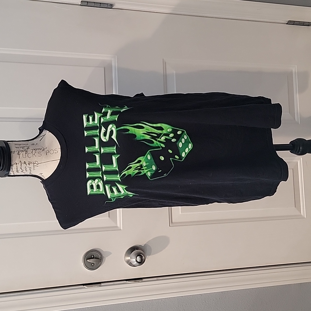 Billie Eilish Flaming Dice tank